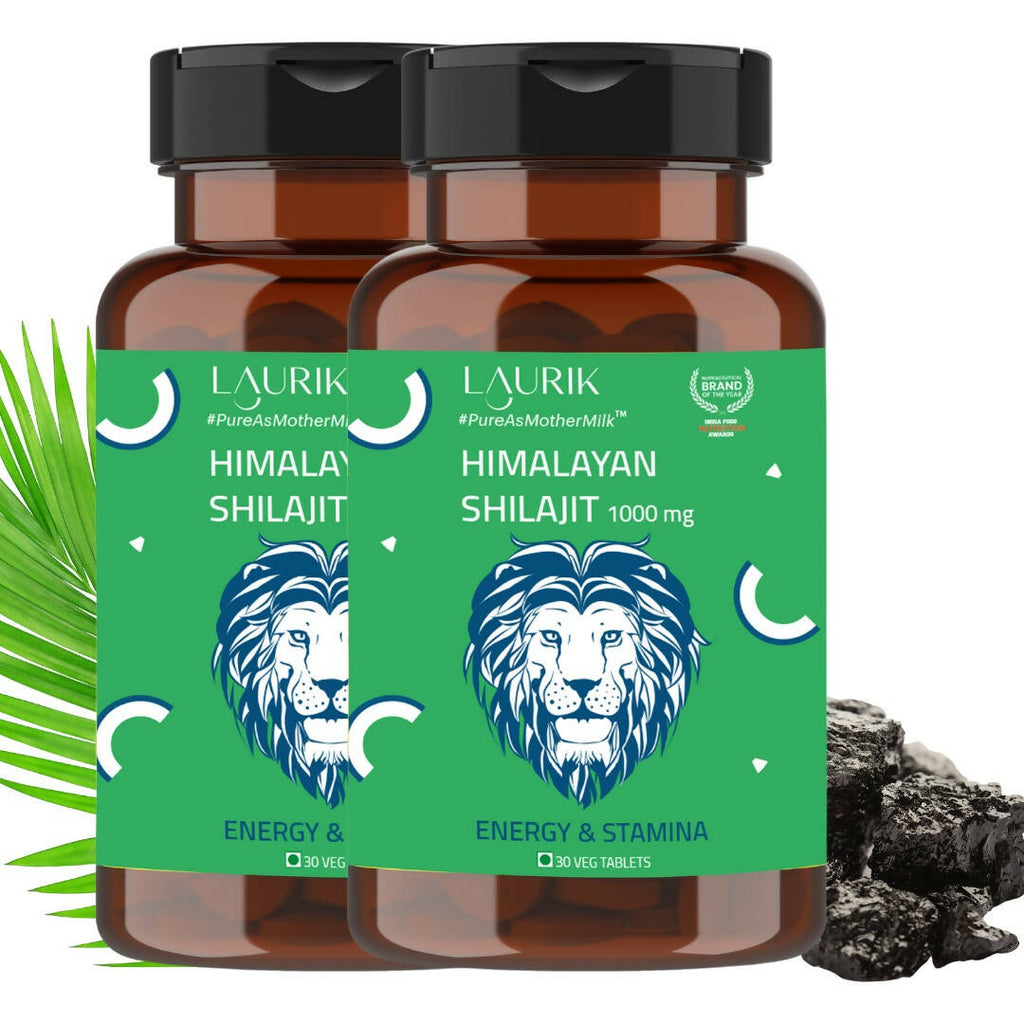 Laurik Himalayan Sj 1000Mg Tablets| Sj Tablets Boosts Stamina, Strength And Support Vitality | Grocsy