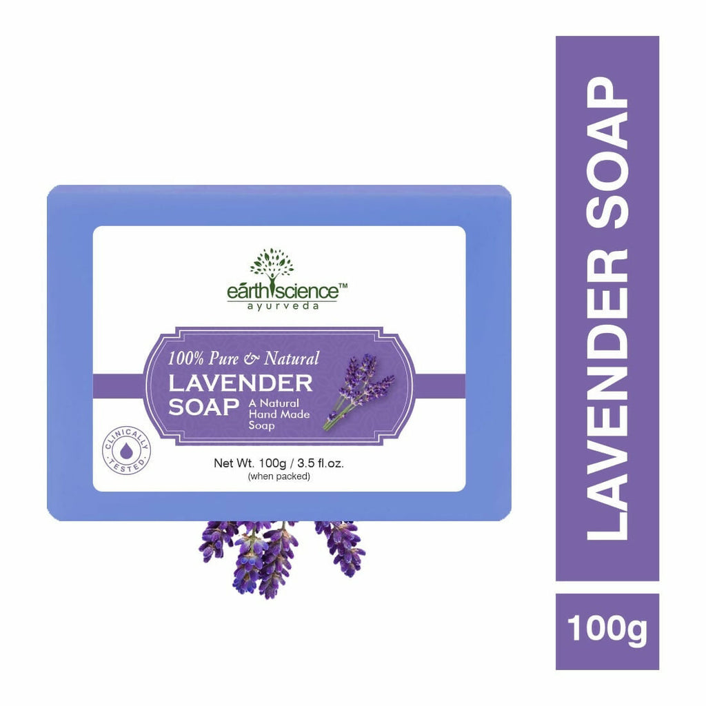 Earth Science Ayurveda Lavender Bath Soap | Grocsy