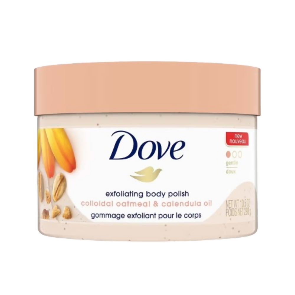 Dove Exfoliating Body Polish Scrub - Oatmeal & Calendula Oil | Grocsy