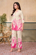 Anaita Pink Stylish Readymade Co-Ords Set | Grocsy