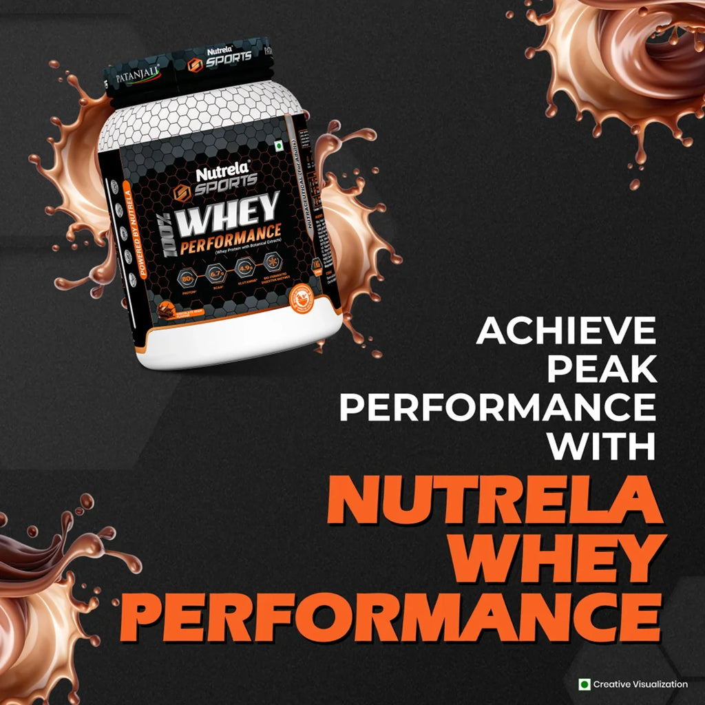 Patanjali Nutrela Sports Whey Performance (Choc-irish) | Grocsy