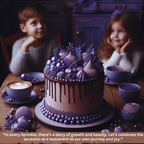 Confect Sprinkles for Cakes & Cupcakes Decoration | USP-3(Lavender) | Grocsy