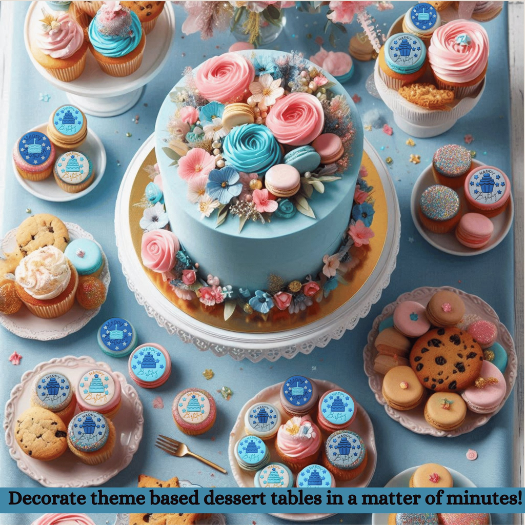 Confect Happy Birthday | Edible Celebration Topper | Grocsy