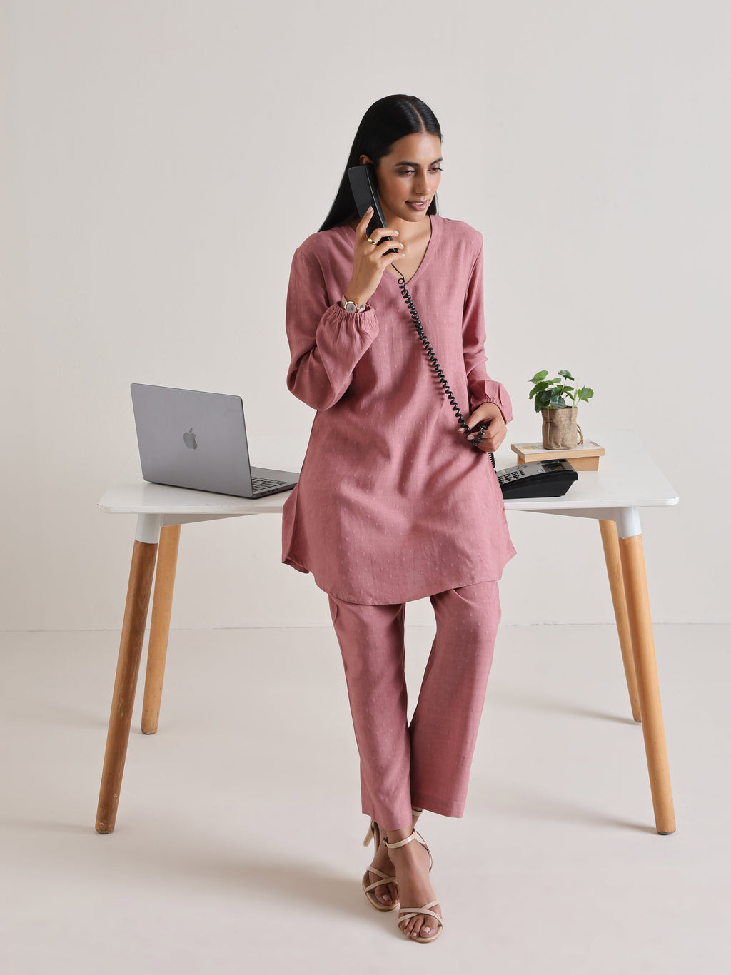 trueBrowns Mauve Short Co-Ord Set | Grocsy