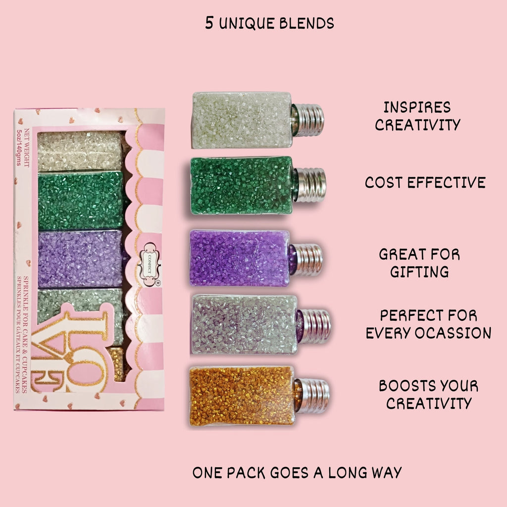 Confect Sparkling Sugar Combo Multipack 10 | Grocsy