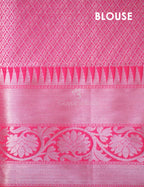 Pastel Wheat Banaras Border Buttes Floral Design Banarasi Semi Silk Saree By Gayathri Reddy Designer Studio | Grocsy