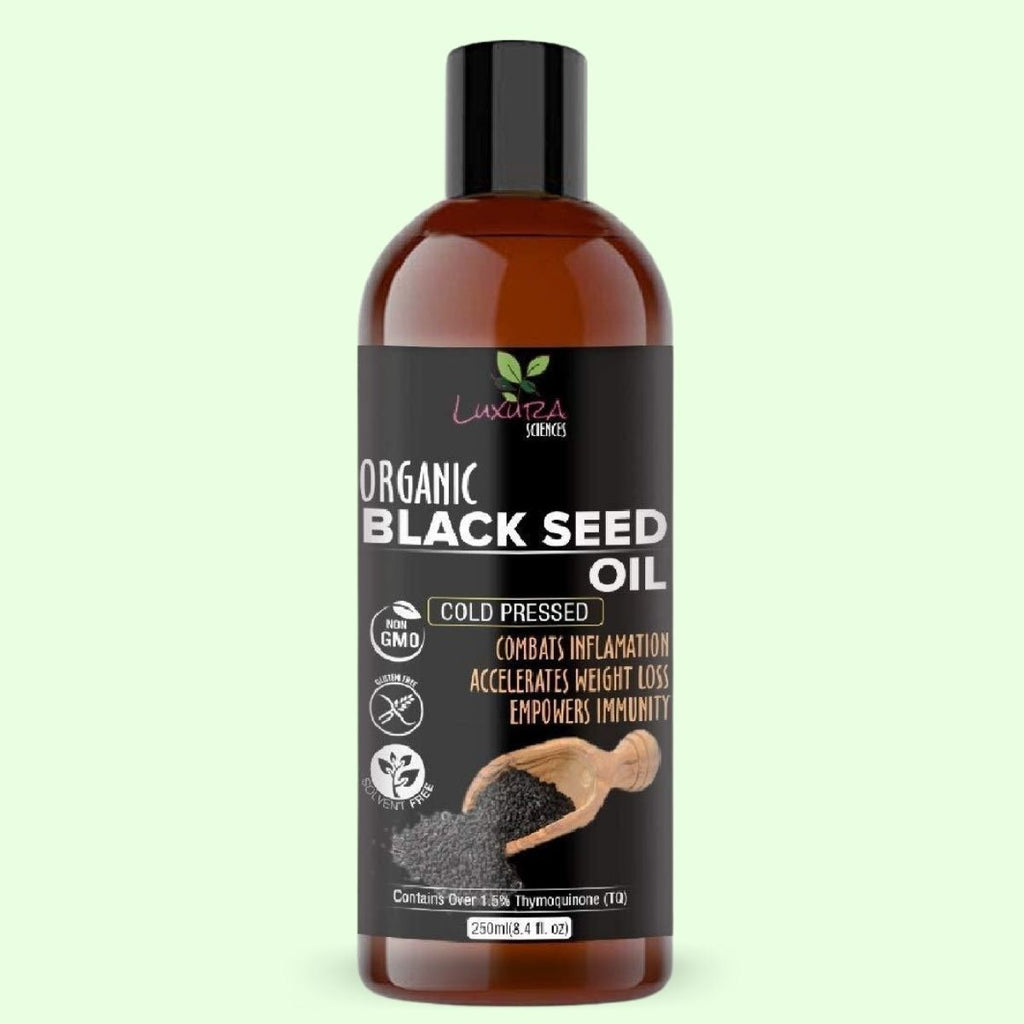 Luxura Sciences Black Seed Oil, Kalonji Oil For Hair Growth | Grocsy