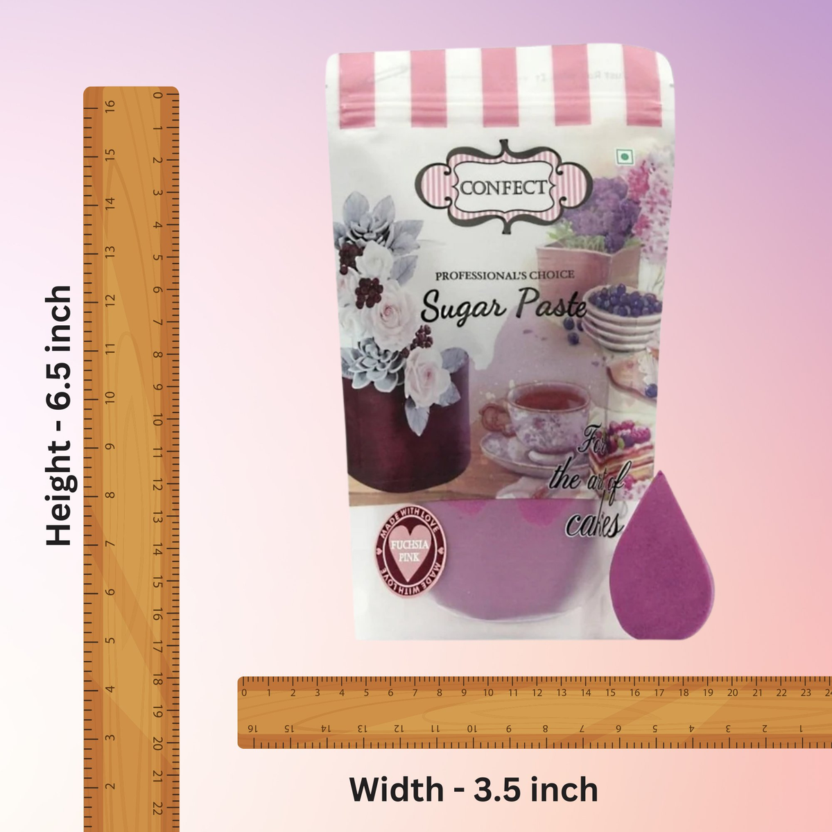 Confect Fuchsia Pink Fondant | Edible Sugarpaste | Grocsy