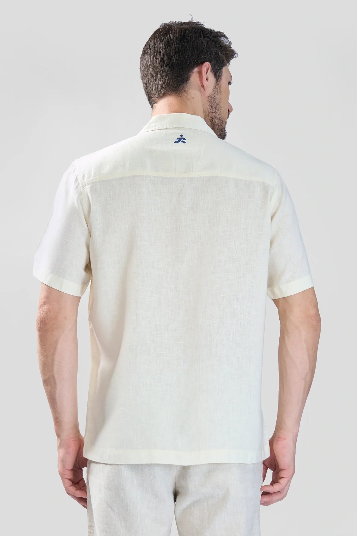 Xkind Tiger Printed Natural Linen Relaxed Fit Shirt | Grocsy