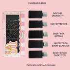 Confect Sprinkles for Cakes & Cupcakes Decoration | USP-19(Black) | Grocsy
