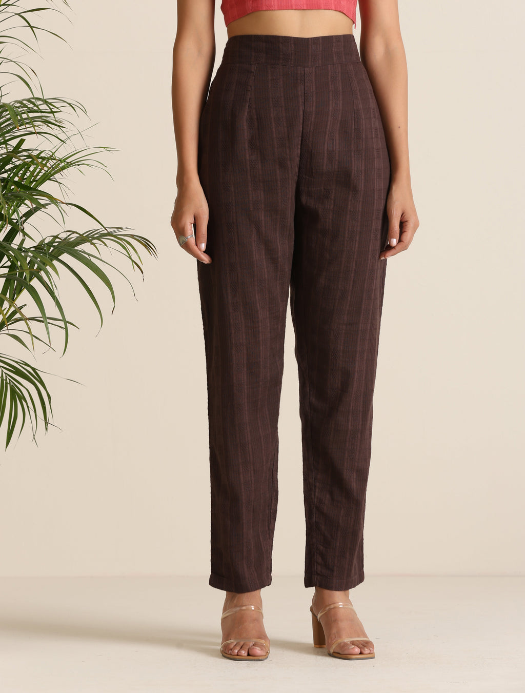 trueBrowns Cola Cotton Dobby Pant Suit Set | Grocsy