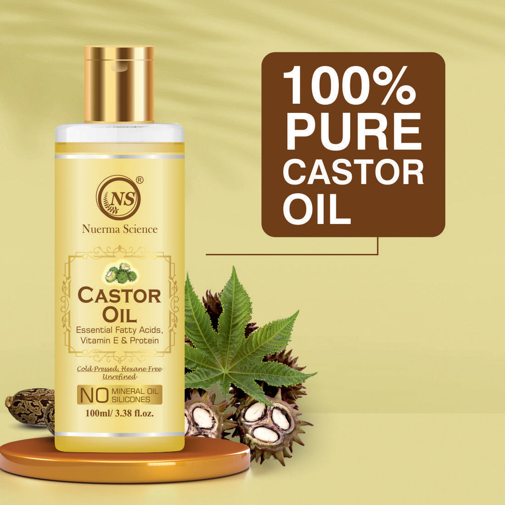 Nuerma Science Castor Oil For Hair & Body | Grocsy