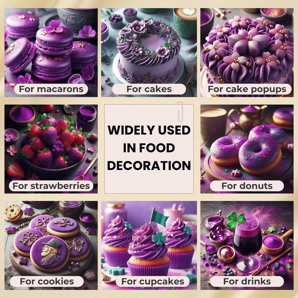 Confect Iris Purple | Edible Luster Dust | Grocsy