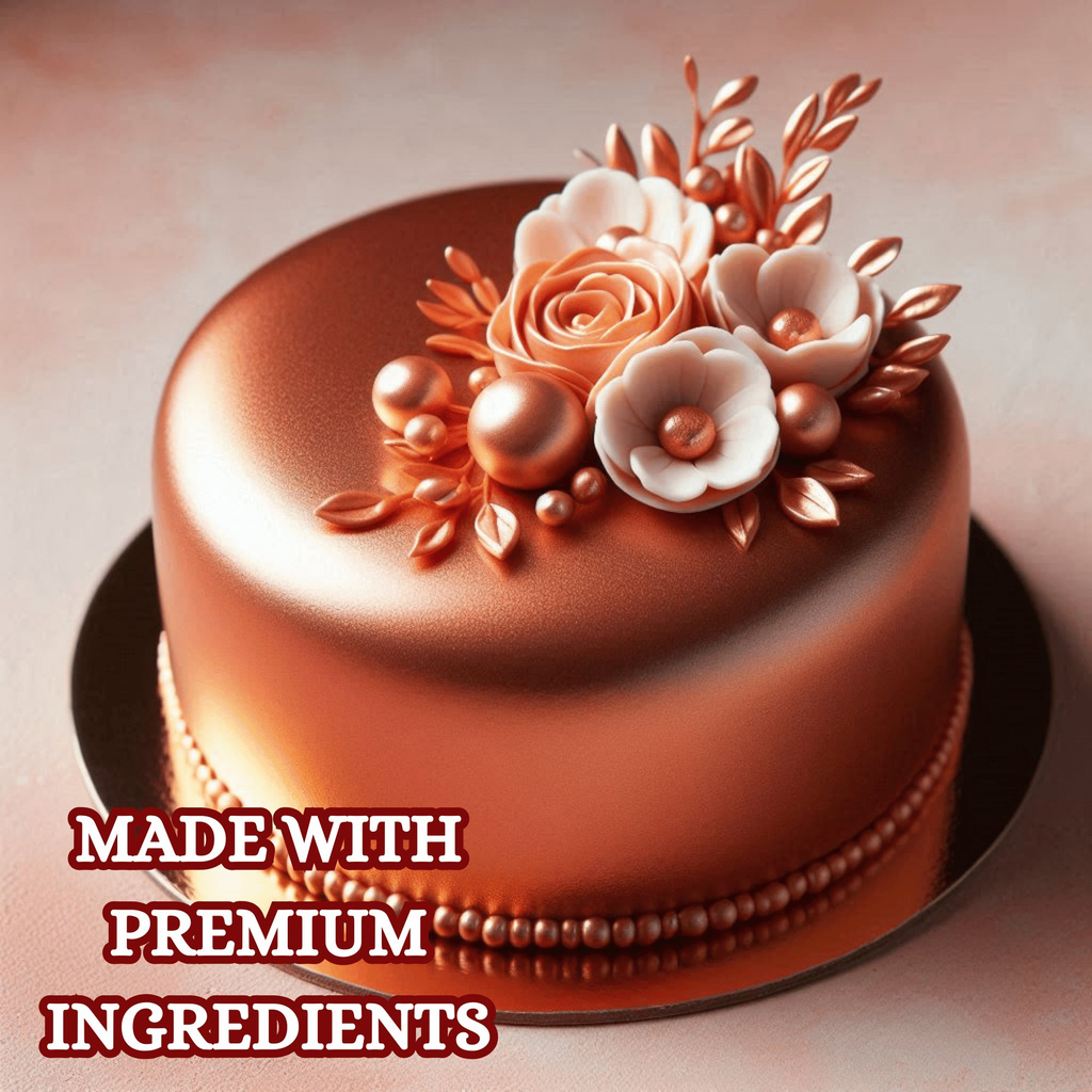 Confect Showstopper Copper | Edible Sugar Paste | Grocsy