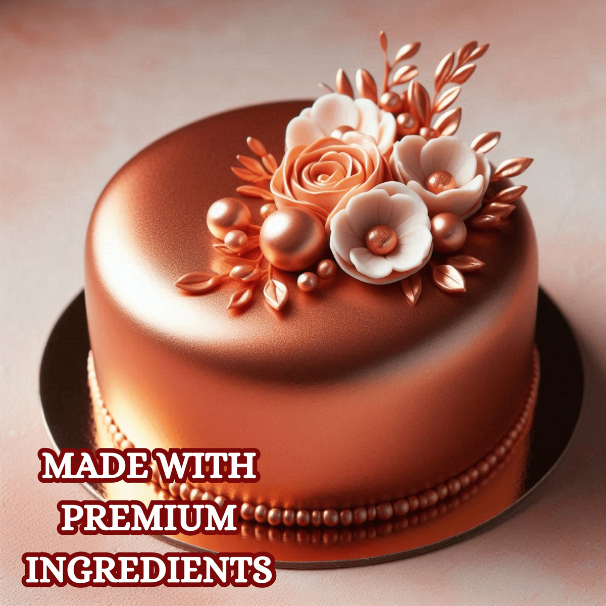 Confect Showstopper Copper | Edible Sugar Paste | Grocsy
