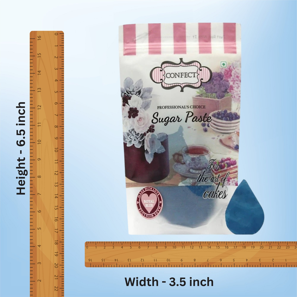 Confect Royal Blue Fondant | Edible Sugarpaste | Grocsy