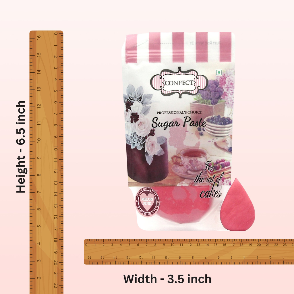 Confect Melon Pink Fondant | Edible Sugarpaste | Grocsy