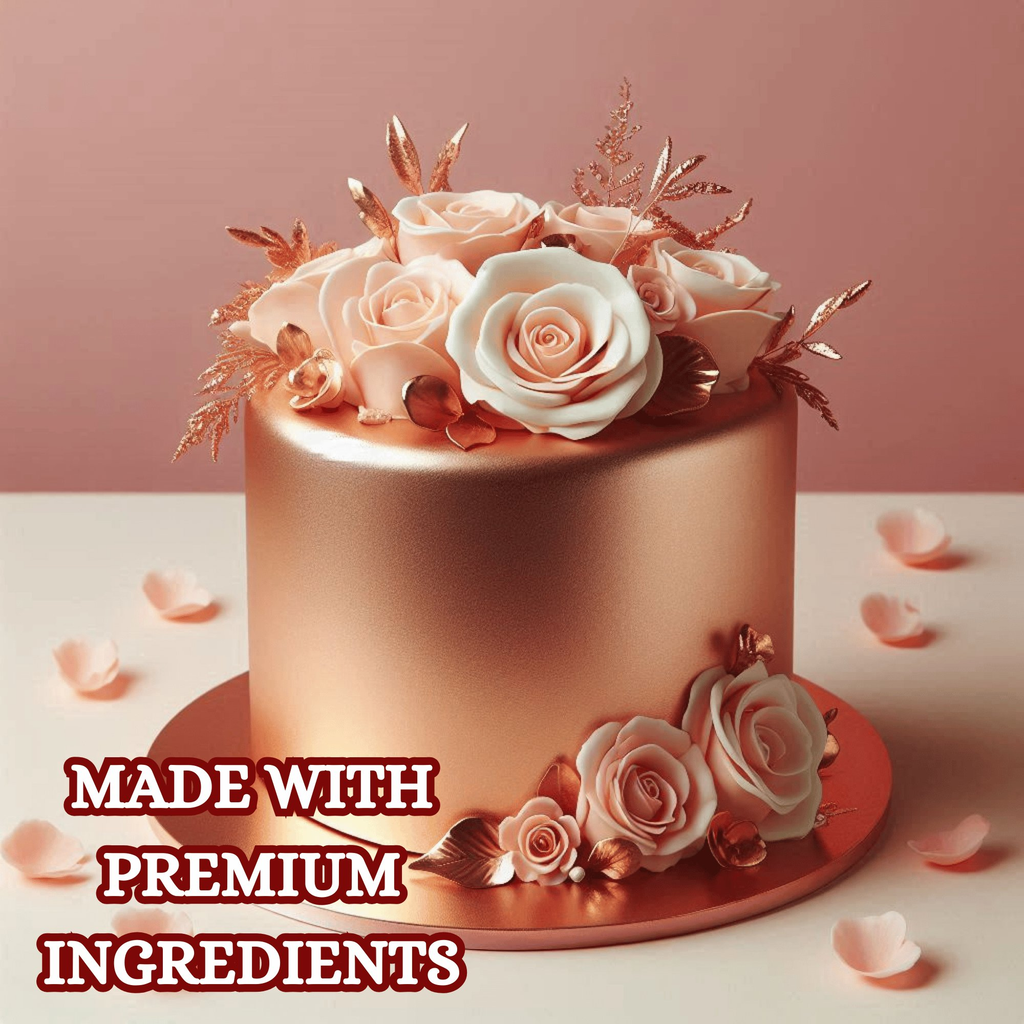 Confect Rose Gold | Edible Sugar Paste | Grocsy