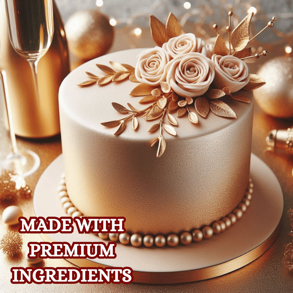 Confect Champagne Gold | Edible Sugar Paste | Grocsy