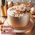 Confect Champagne Gold | Edible Sugar Paste | Grocsy