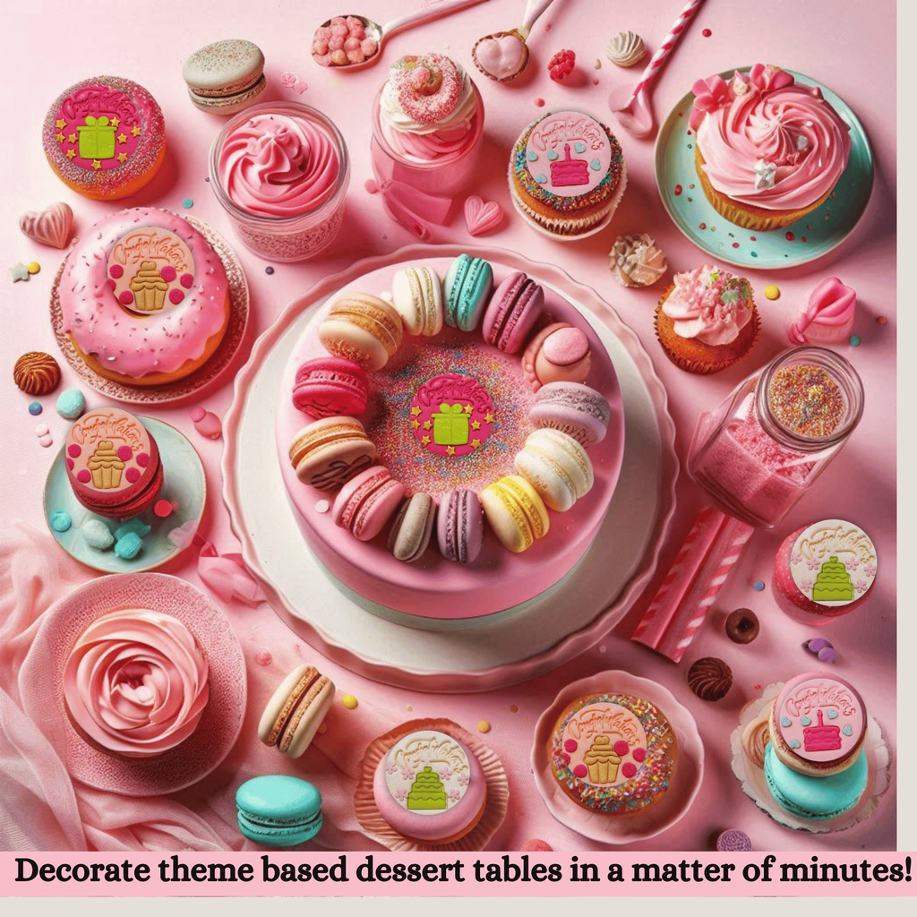 Confect Congratulations | Edible Celebration Topper | Grocsy