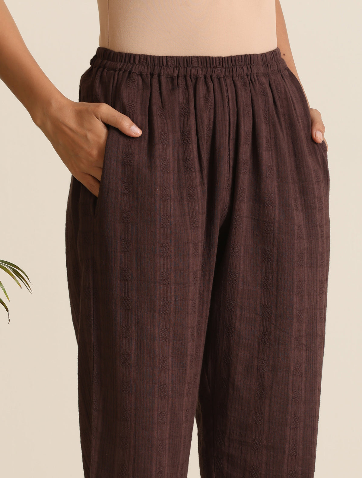 trueBrowns Cola Cotton Dobby Relaxed Co-ord Set | Grocsy