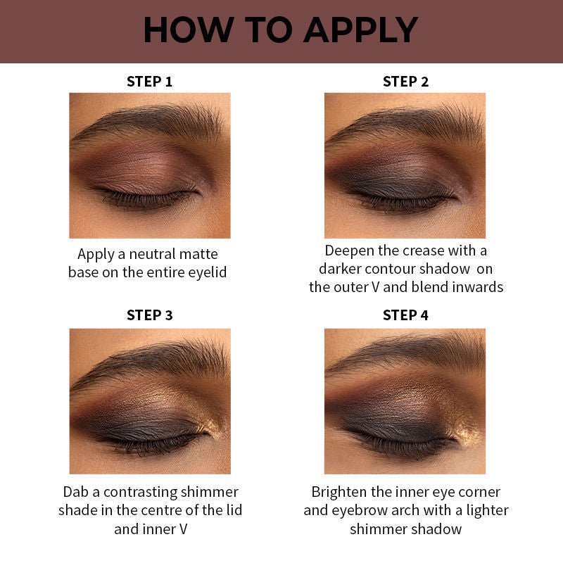 Nykaa Cosmetics Eyes On Me! 4 In 1 Quad Eyeshadow Palette | Grocsy