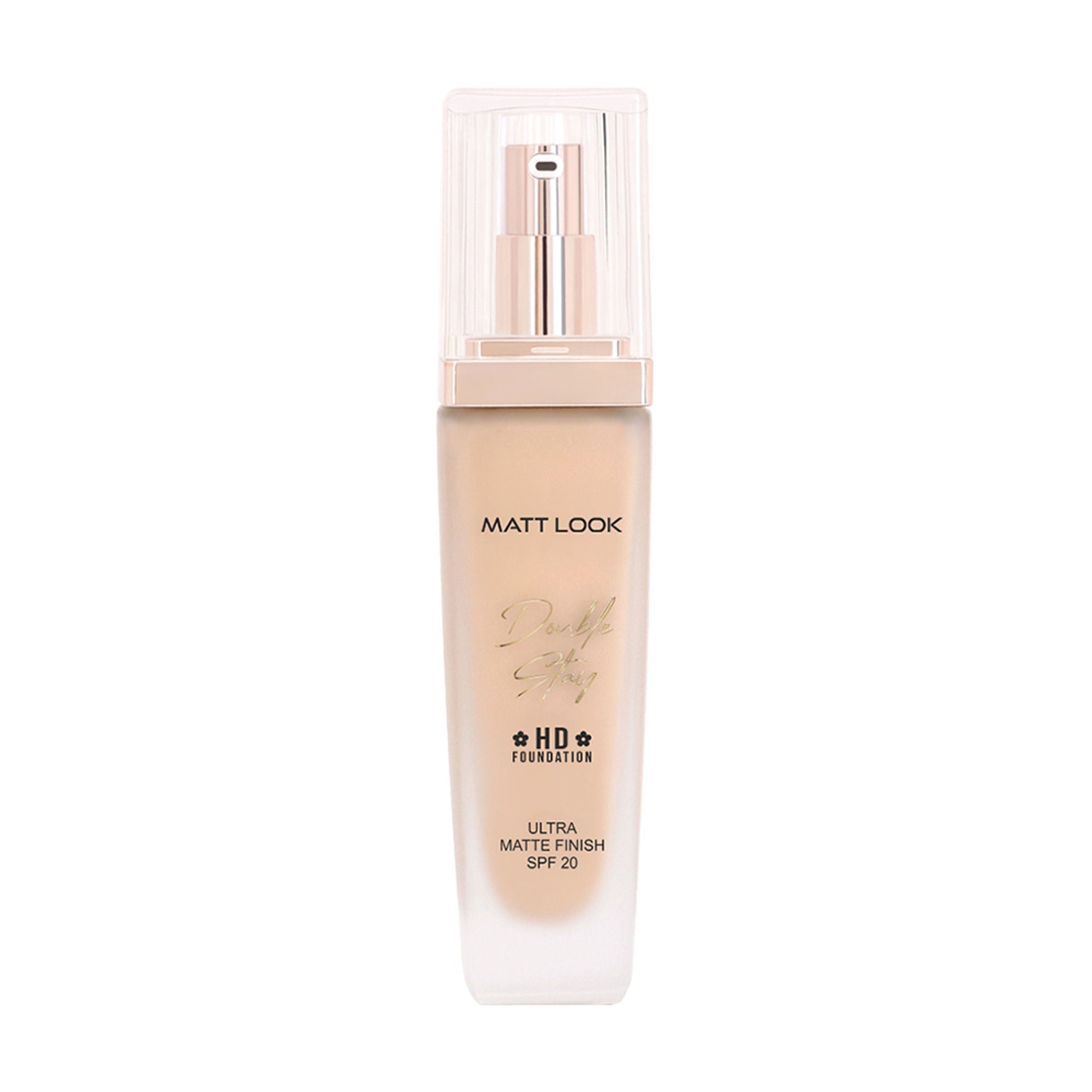 Matt Look Double Stay HD Weightless Foundation Matte Finish - 02 Rose Blush | Grocsy