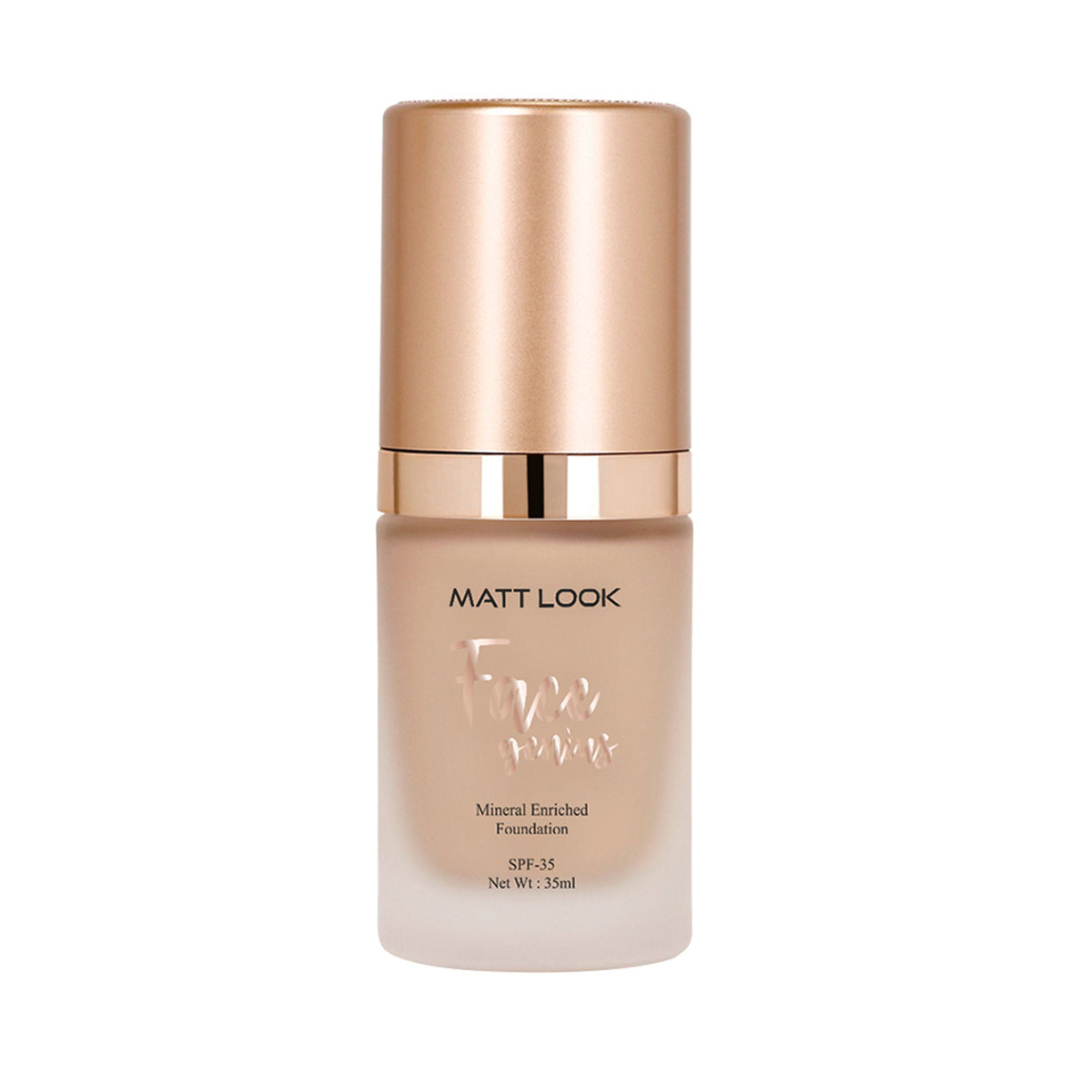 Matt Look Face Genius Mineral Enriched Weightless Matt Finish Foundation - 06 Sand Tan | Grocsy