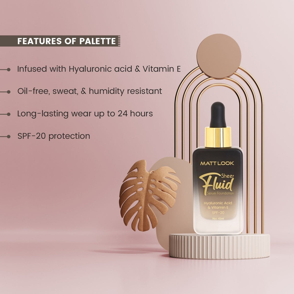 Matt Look Sheer Fluid Serum Foundation - 04 Butterscotch | Grocsy