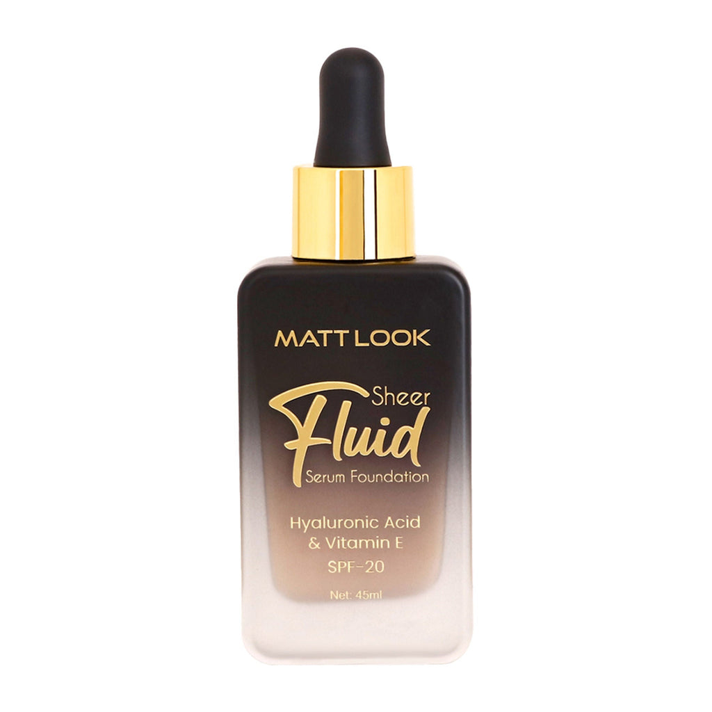 Matt Look Sheer Fluid Serum Foundation - 06 Toasted Wheat | Grocsy