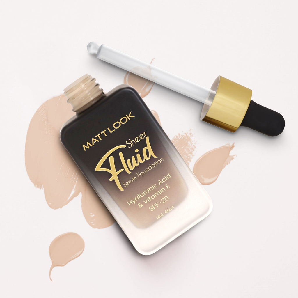 Matt Look Sheer Fluid Serum Foundation - 06 Toasted Wheat | Grocsy