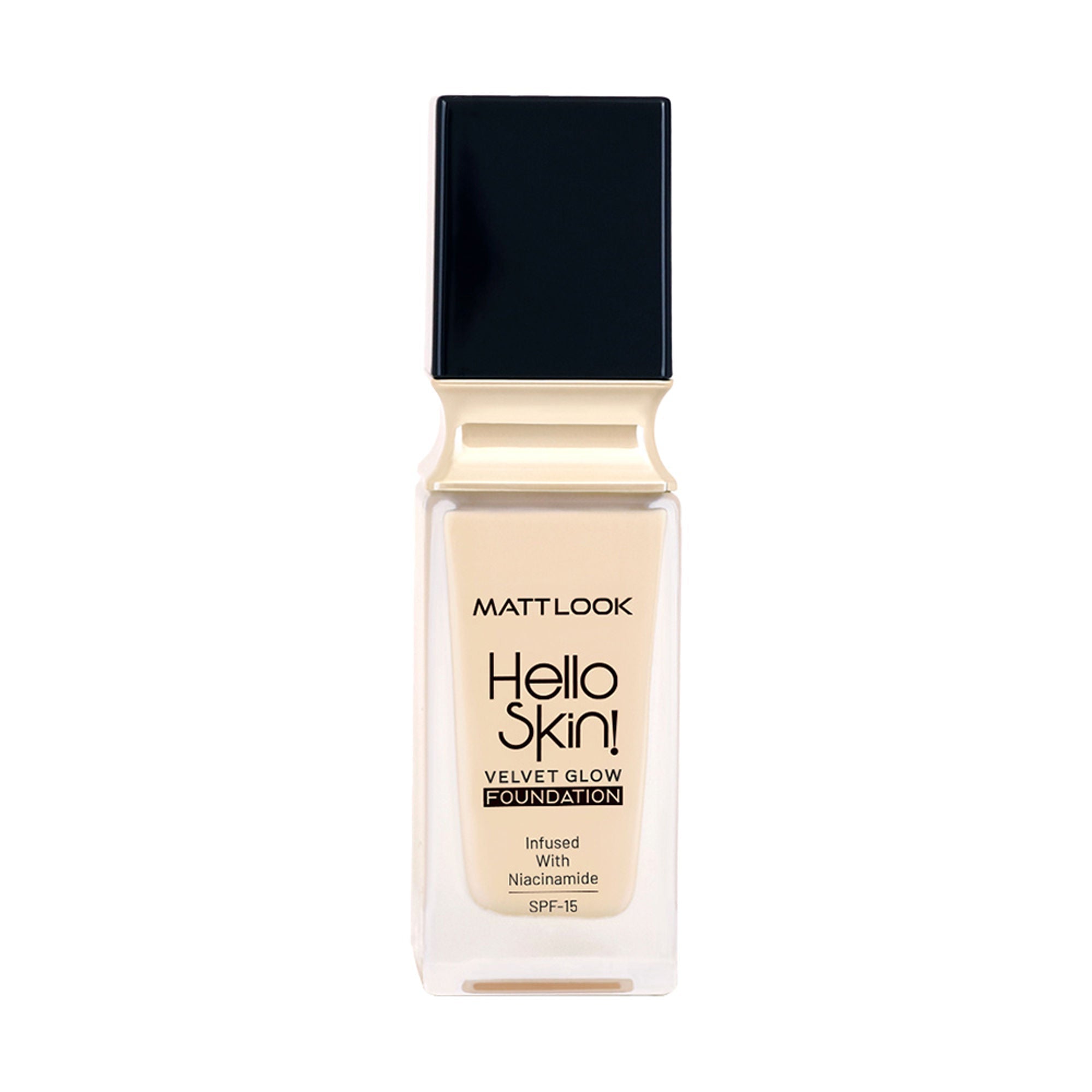 Matt Look Hello Skin Velvet Glow Foundation - 01 Porcelain | Grocsy