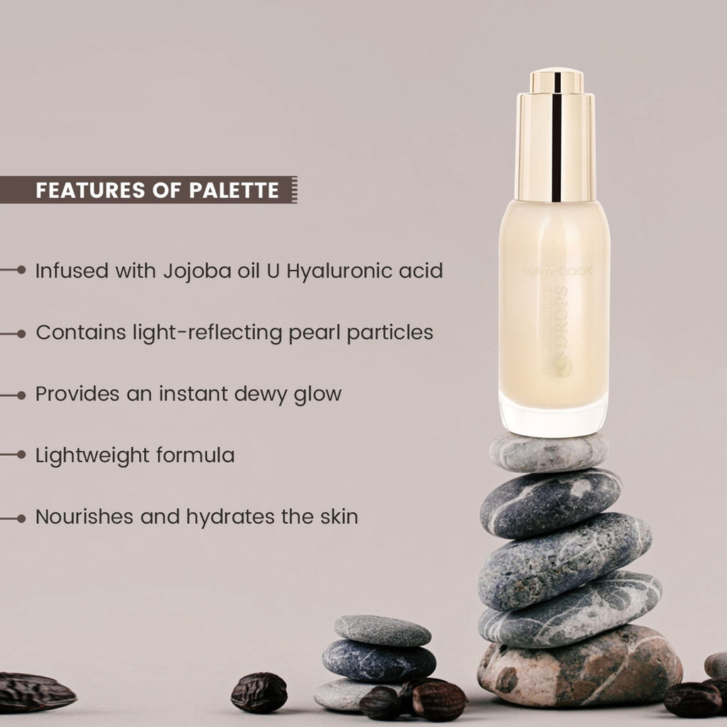 Matt Look Illuminating Drops Liquid Highlighter - 002 Gold Glimmer | Grocsy