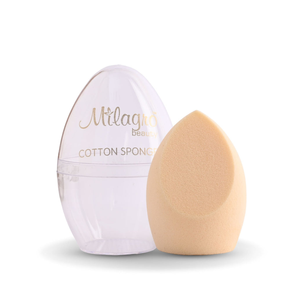 Milagro Beauty Cotton Sponge - 1Pcs | Grocsy