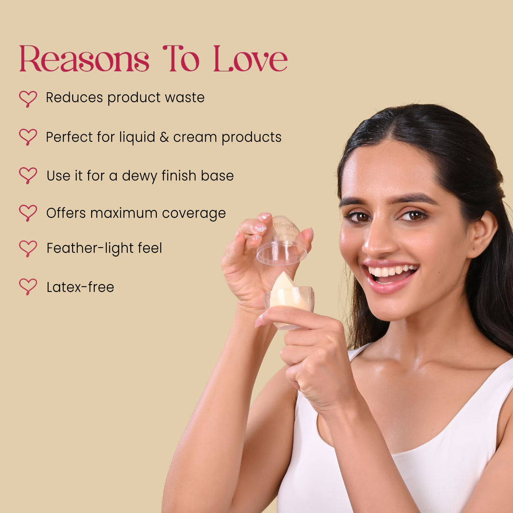 Milagro Beauty Cotton Sponge - 1Pcs | Grocsy