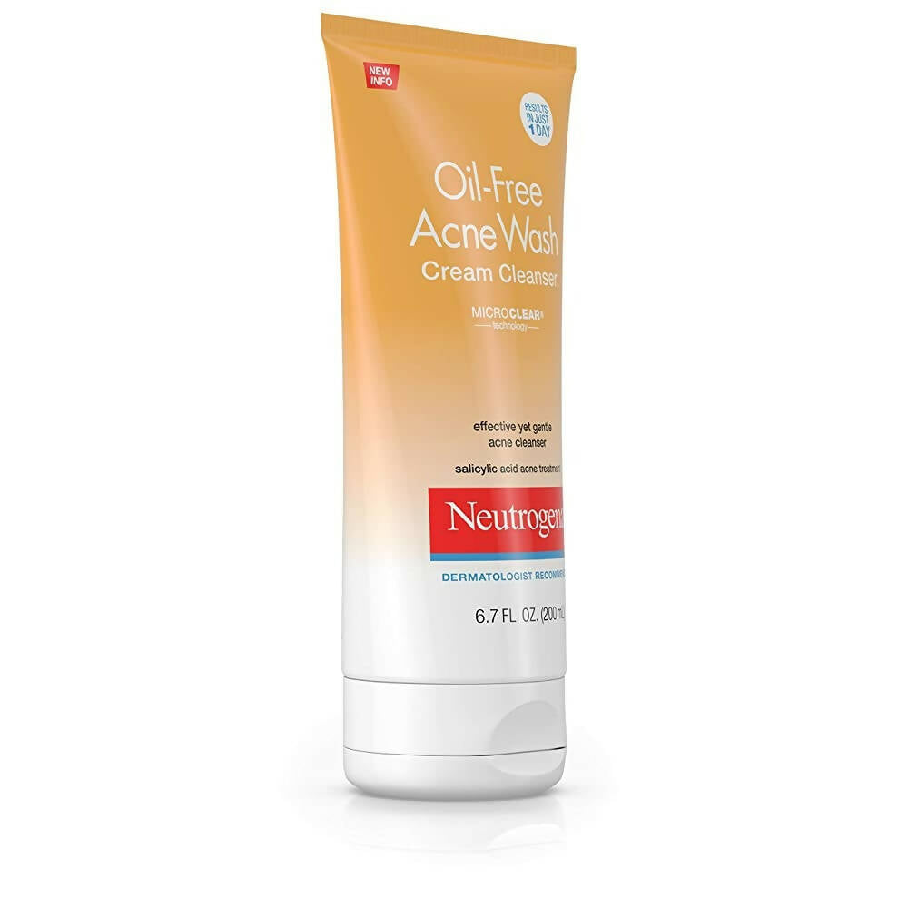 Neutrogena Oil-Free Acne Wash Cream Cleanser | Grocsy