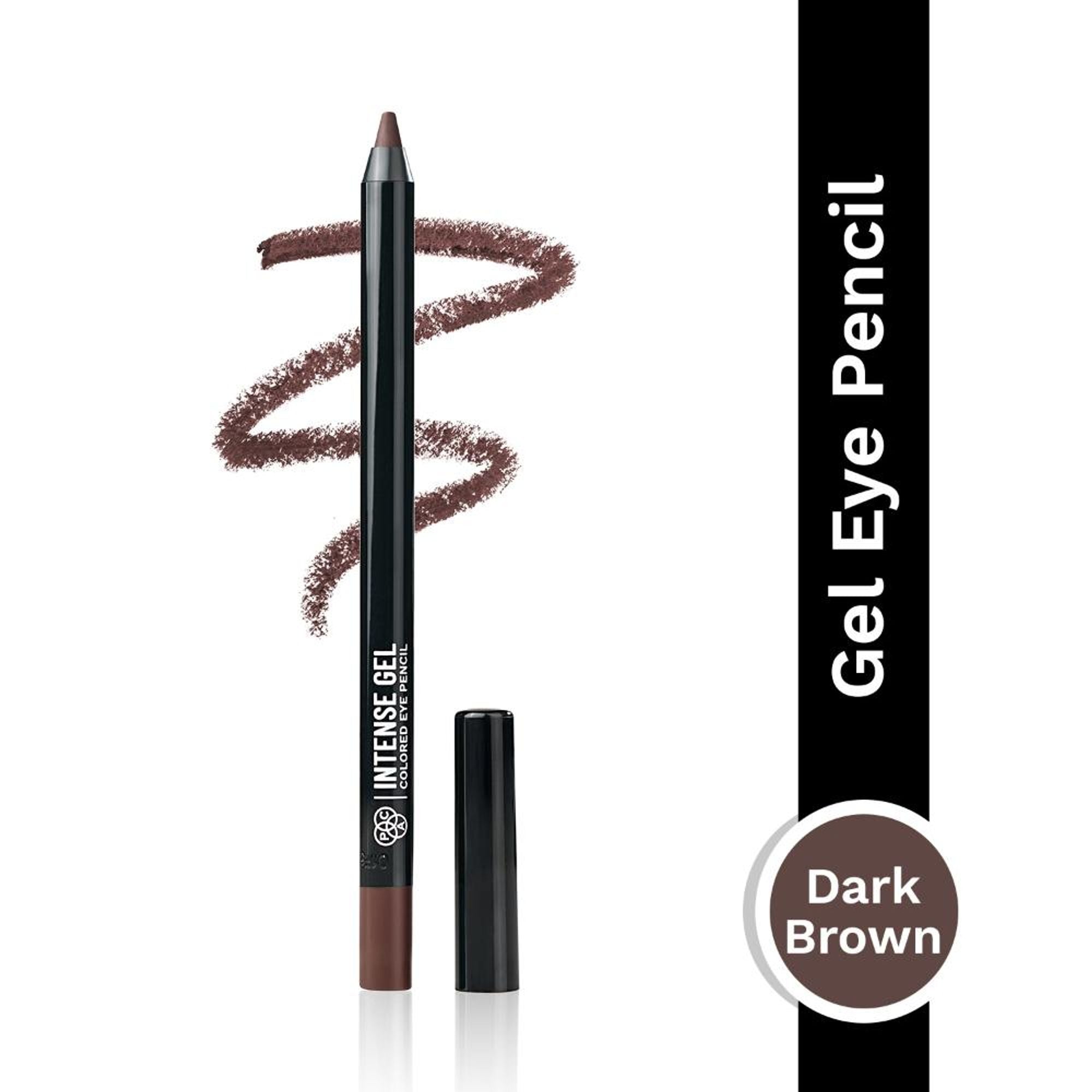 PAC Studio Intense Gel Colored Eye Pencil - Dark Brown | Grocsy