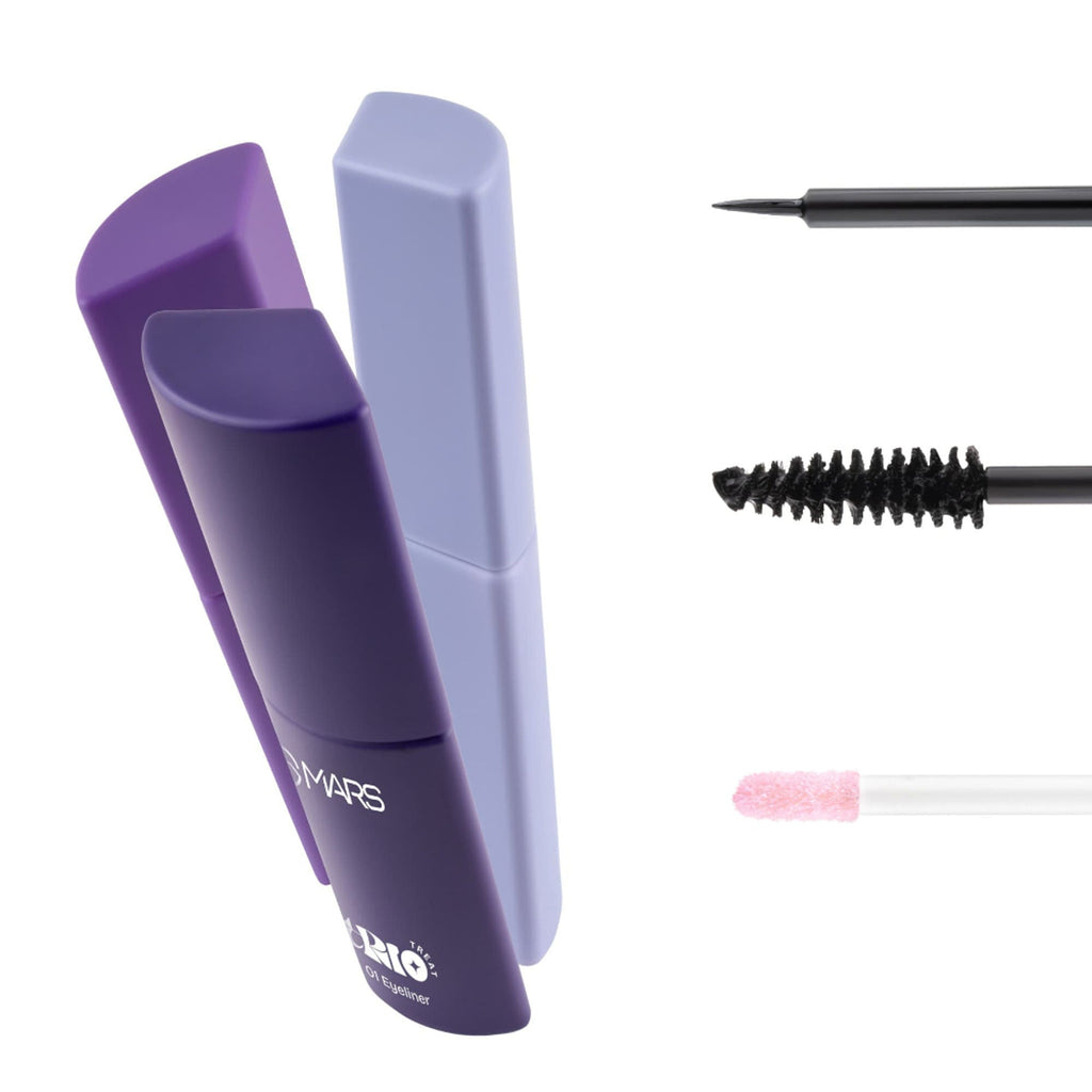 MARS Cosmetics Trio Treat, 3-In-1 Eye Makeup Kit With Eyeliner, Mascara & Eyeshadow | Grocsy