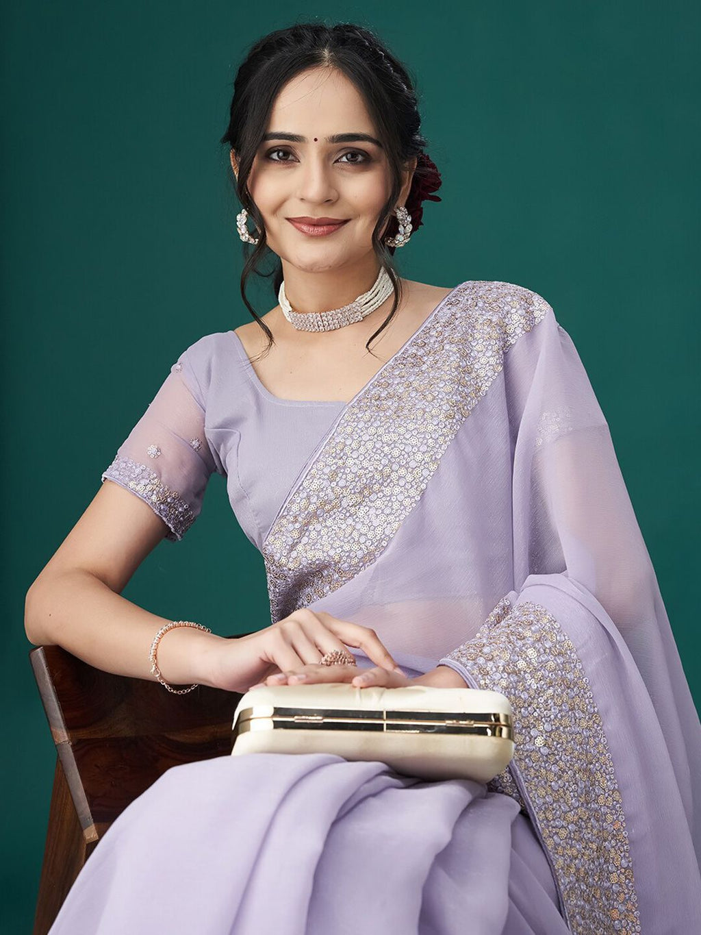 kasee Embroidered Sequinned Sarees | Grocsy
