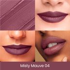 Swiss Beauty Pure Creamy Matte Lipstick - 04 Misty Mauve | Grocsy