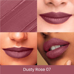 Swiss Beauty Pure Creamy Matte Lipstick - 07 Dusty Rose | Grocsy