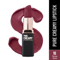 Swiss Beauty Pure Creamy Matte Lipstick - 16 Maroon Merlot | Grocsy