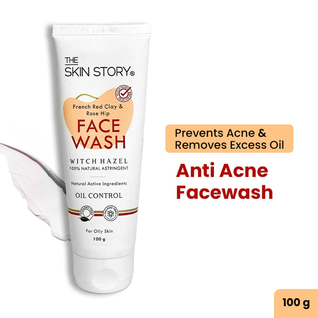 The Skin Story French Clay Pimple Oil Control Face Wash | Grocsy