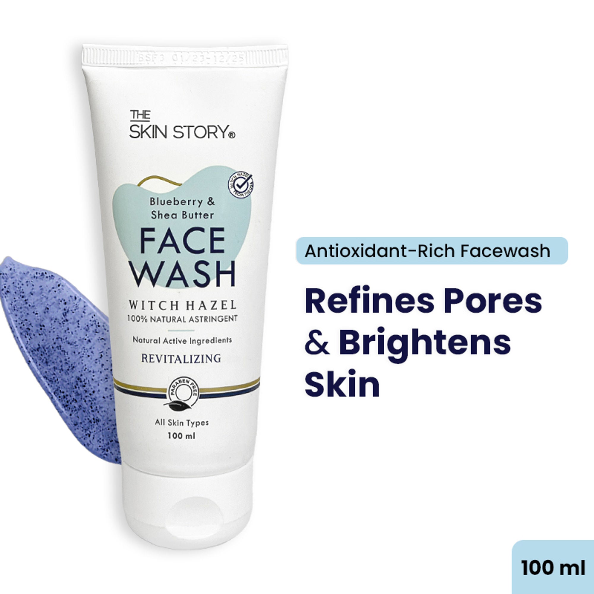 The Skin Story Blueberry Anti-Oxidant Gel Face Wash | Grocsy