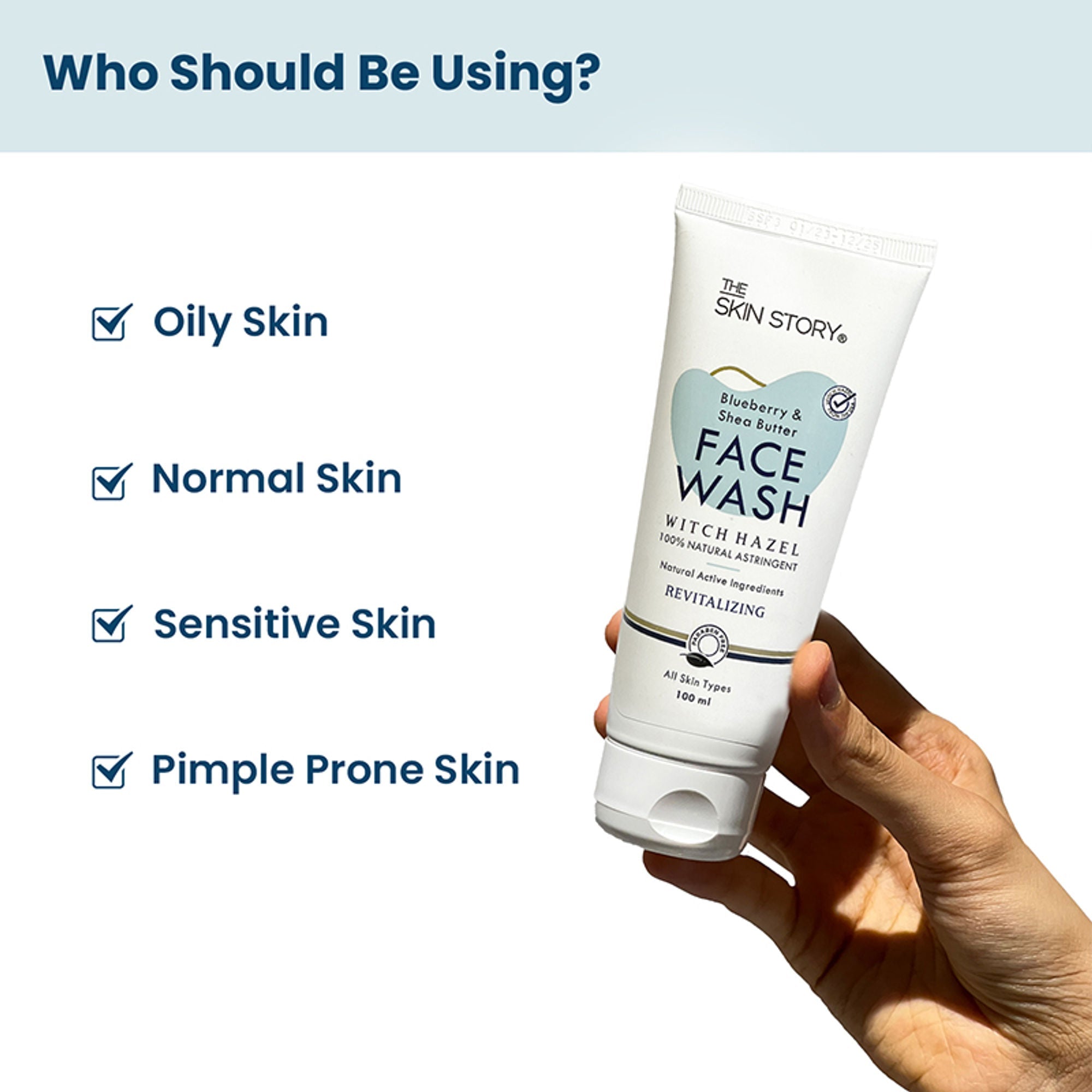 The Skin Story Blueberry Anti-Oxidant Gel Face Wash | Grocsy
