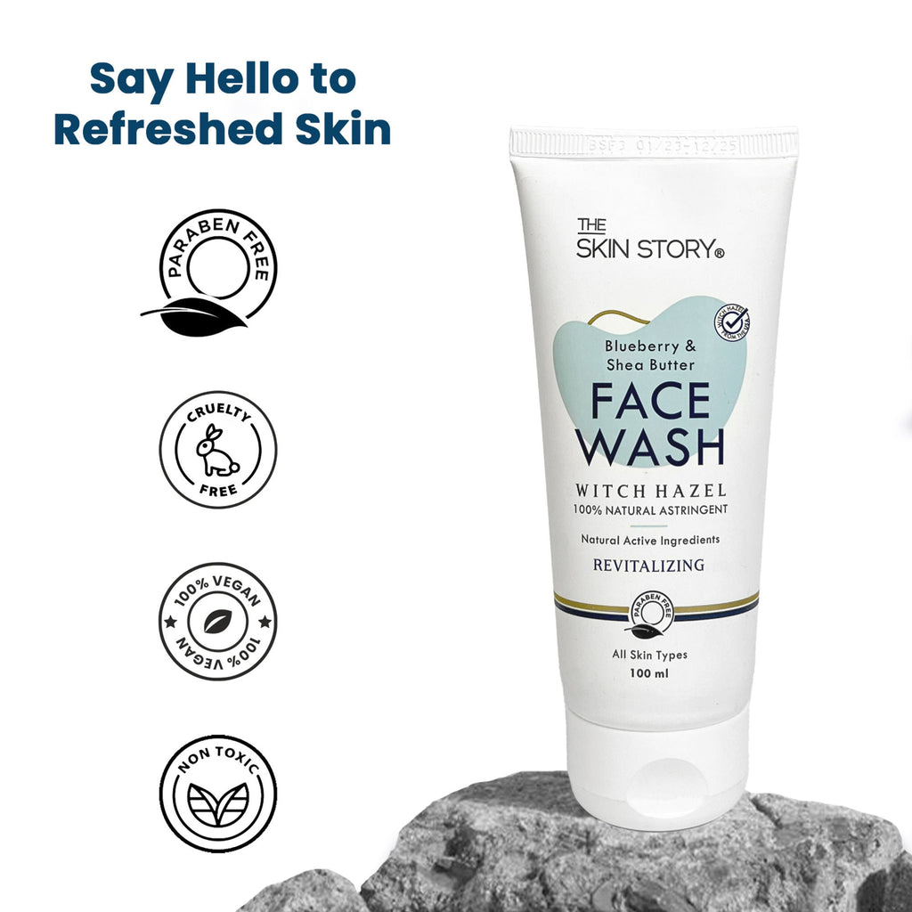 The Skin Story Blueberry Anti-Oxidant Gel Face Wash | Grocsy