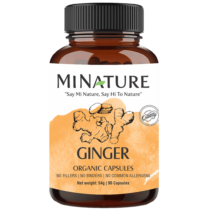 Minature Ginger Organic Capsules | Grocsy