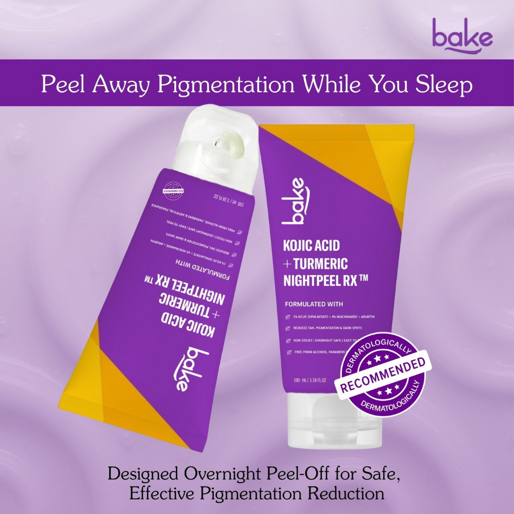 Bake Kojic Acid + Turmeric NightPeel Rx Mask | Grocsy