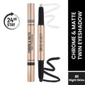Swiss Beauty Chrome & Matte Twin Eyeshadow - 01 Night Skies | Grocsy